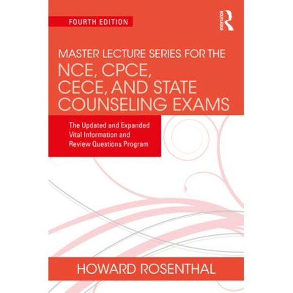 Master Lecture Series for the NCE, CPCE, CECE, and State Counseling Exams: The U - Picture 1 of 1